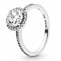 Klassische Eleganz Sterling Silber Ring 196250CZ