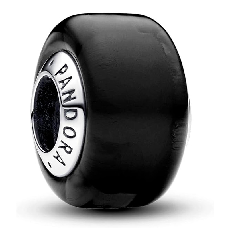 Pandora Charms Mini ciondolo in vetro di Murano nero 793117C00