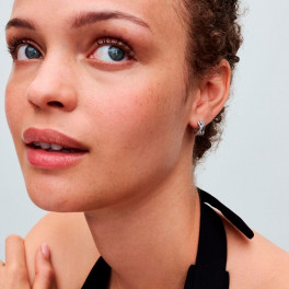 TWICE着用◆CLEVERMOVE◆#332 CROSS RING EARRING 2色 Magic Touch cross earrings in gold and diamonds – Djula.fr