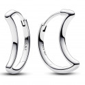 Luna sterling silver hoop earrings 292989C00