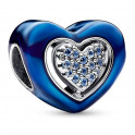 Blue Rotating Heart Charm 792750C01