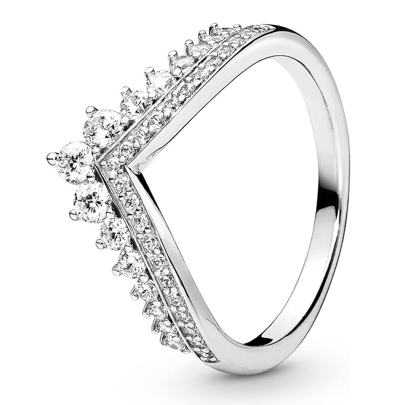 Pandora Anillo en plata de ley Deseo de la Princesa 197736CZ