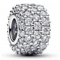 Bright Triple Row Charm in Pavé 792820C01