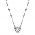 Radiant Heart and Floating Gem Necklace 392494C01