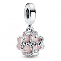 Charm Colgante Doble Trébol de Cuatro Hojas de la Amistad 792245C01