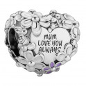 Charms Serce Stokrotki Mama 791155C01