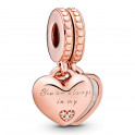 Charm Colgante Dividido You&#39;re Always in My Heart (Siempre en mi coraz&oacute;n) 782072EN23