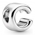 Sterling silver charm Letter C 797457