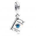 Breloque pendentif passeport 792680C01