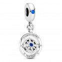 Charm pendentif boussole rotative 790099C01