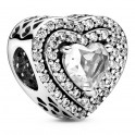 Charm Corazones Brillantes Nivelados 799218C01