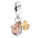 Charm pendentif fer à cheval, trèfle et coccinelle 798717C01