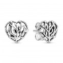 Blooming Hearts Sterling Silber Ohrringe 297085