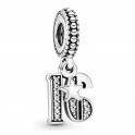 Ciondolo pendente in argento sterling 16 anni d'amore 797261CZ