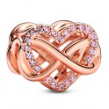 Charm Coeur Rose Infini Brillant 782246C01