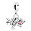 Airplane, Balloon and Suitcase Pendant Charm 799435C01