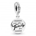 Breloque pendentif en argent sterling Friends Are Family 798124EN16