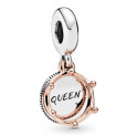 Queen and Royal Crown Pendant Charm 788255