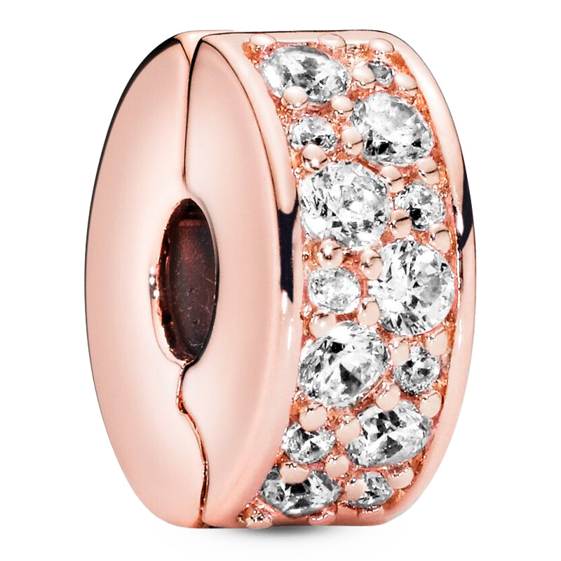 Pandora Charms Ciondolo con clip in pavé trasparente 781817CZ