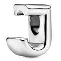 Sterling silver charm Letter J 797464