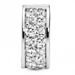 PANDORA Clear Pave Clip Charm ブレスレットチャーム 791817CZ Clear Pavé Clip Charm 791817CZ - Sabina