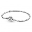 Pandora Moments Bracelet Snake Chain Marvel Avengers Logo Clasp 590784C00