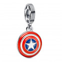 Marvel Avengers Captain America Shield Pendant Charm 790780C01