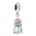 Charm Colgante Rosa Encantada de La Bella y la Bestia de Disney 790024C01