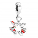 Disney Mickey and Minnie Mouse Kiss Pendant Charm 790075C01