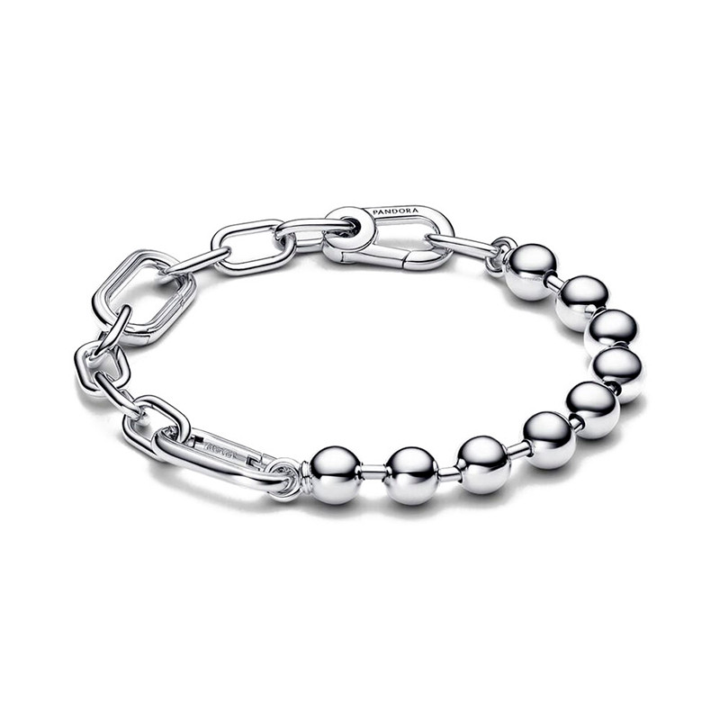 Pandora Silver Bracelets Link Link Bracelet And Metal Beads Me 592793C00
