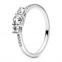 Anello in argento sterling con glitter da favola 196242CZ