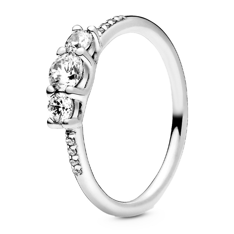 Pandora Anillo en plata de ley Brillo de Cuento de Hadas 196242CZ