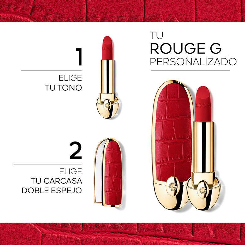 Guerlain Rouge G Case Carcasa Joya Con Doble Espejo Barra De Labios – imagen 3