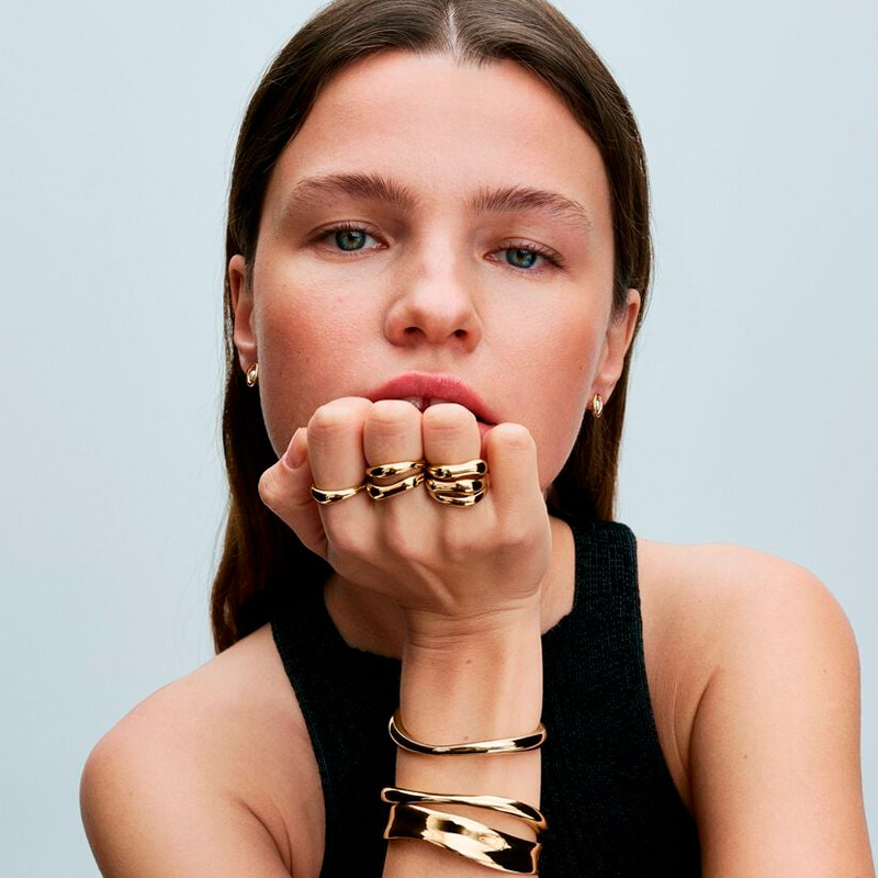 Pandora Anillos Combinables Forma Orgánica 163264C00