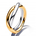 Two-Tone Intertwined Band Ring 163262C00