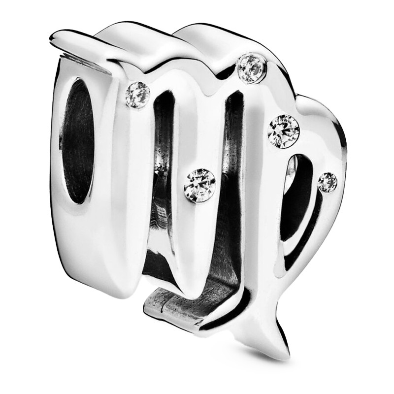 Pandora Charms Ciondolo zodiacale Vergine brillante 798417C01