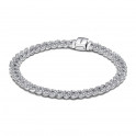 Pulsera Cadena Cubana en Pavé 593008C01