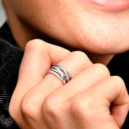 Anillo Entrelazados 190919CZ - Pandora - Sabina