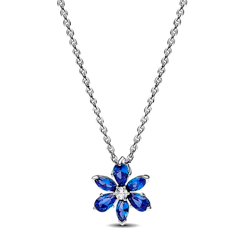 Pandora Collane Collana di erbe blu brillante 392387C02