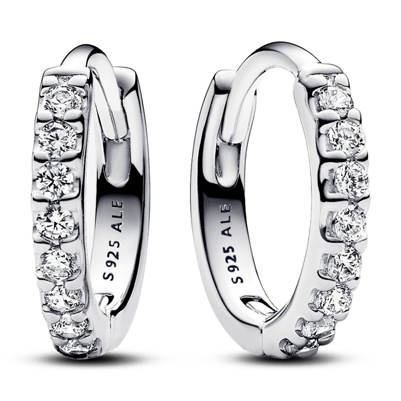 Pandora Orecchini Orecchini a cerchio abbraccio lucidi 293015C01