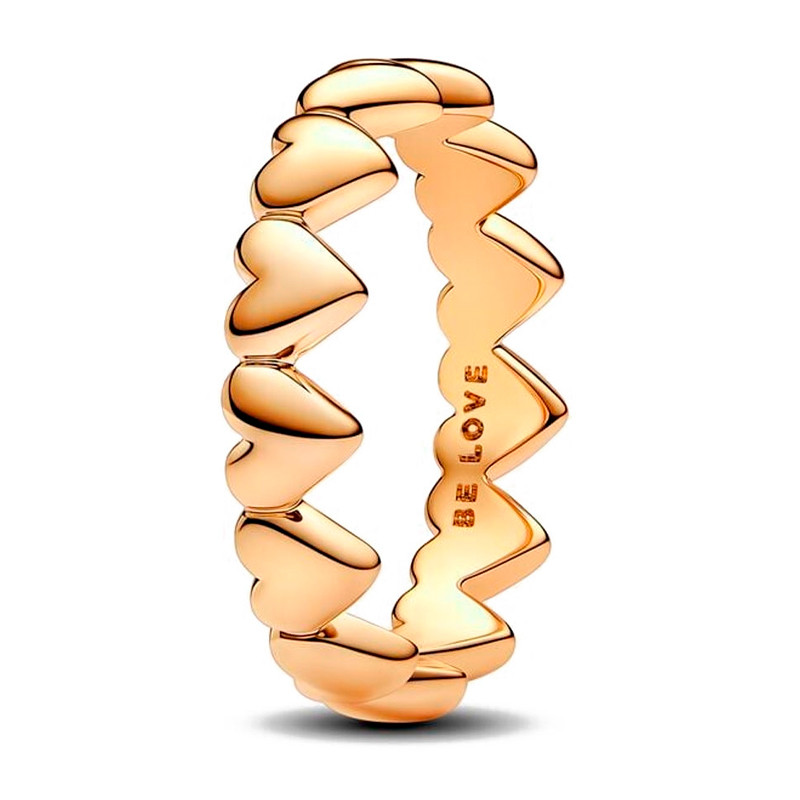 Pandora Anelli Anello Fila di Cuori 163427C00