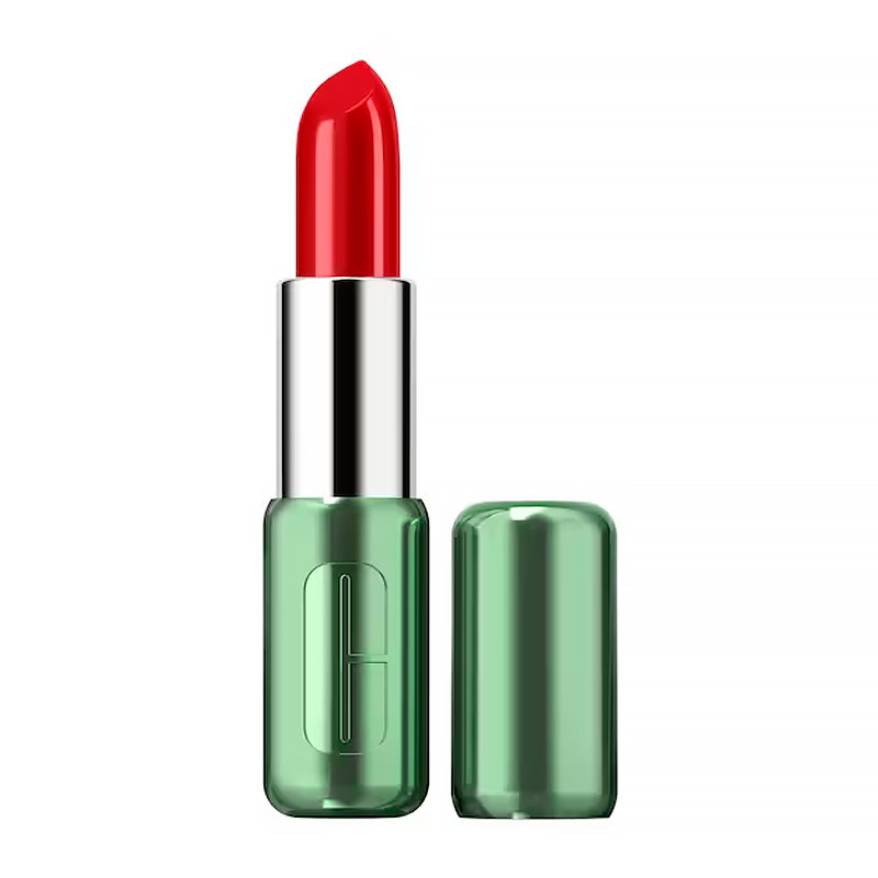 Clinique Pop Longwear Shine Lipstick, 0.14 oz. - Cherry Pop