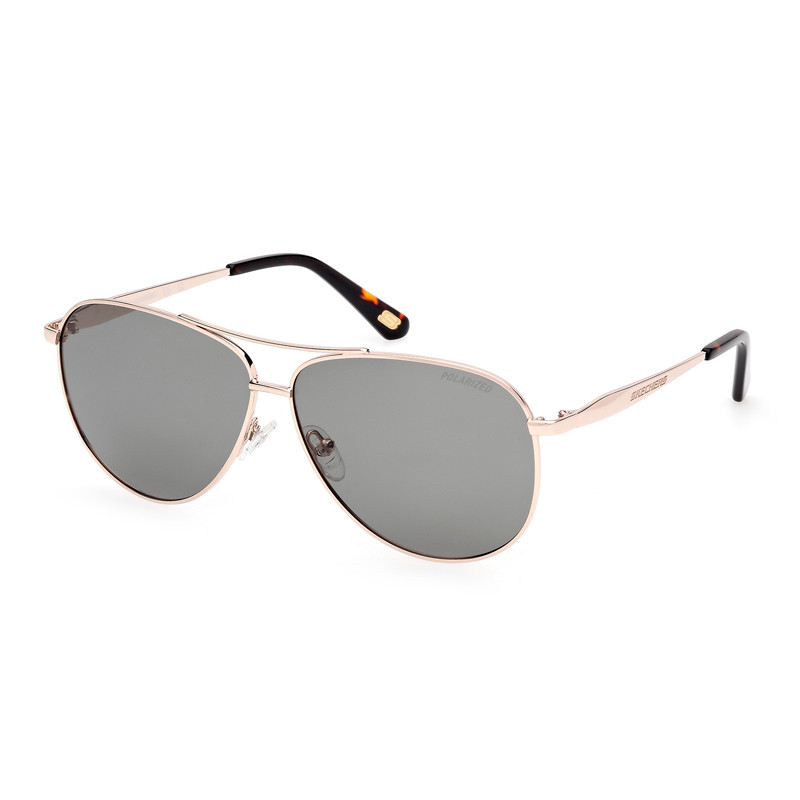 Skechers Women's Gold Sunglasses For Sunglasses Se00037