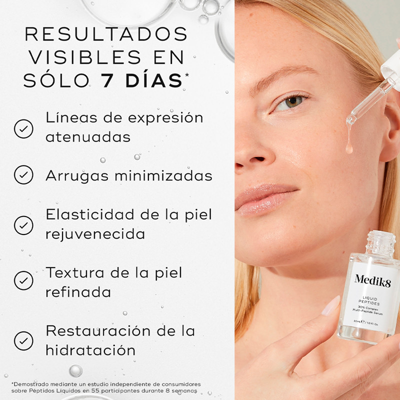 Medik8 Liquid Peptides Sérum Hidratante - Antiarrugas