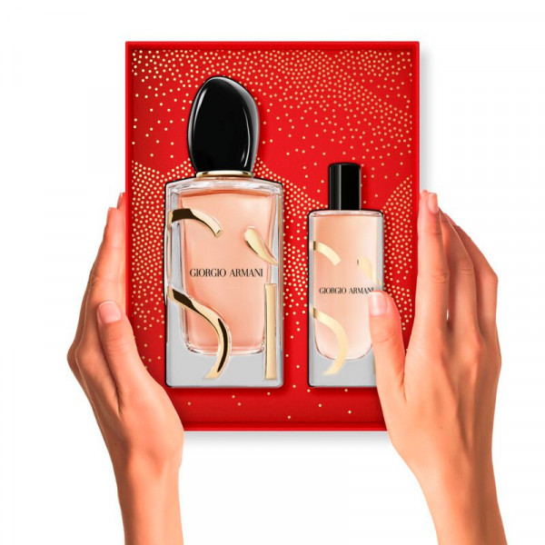 Armani si red gift set on sale