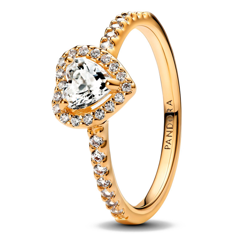 Pandora Anillo de corazón elevado 168421C01
