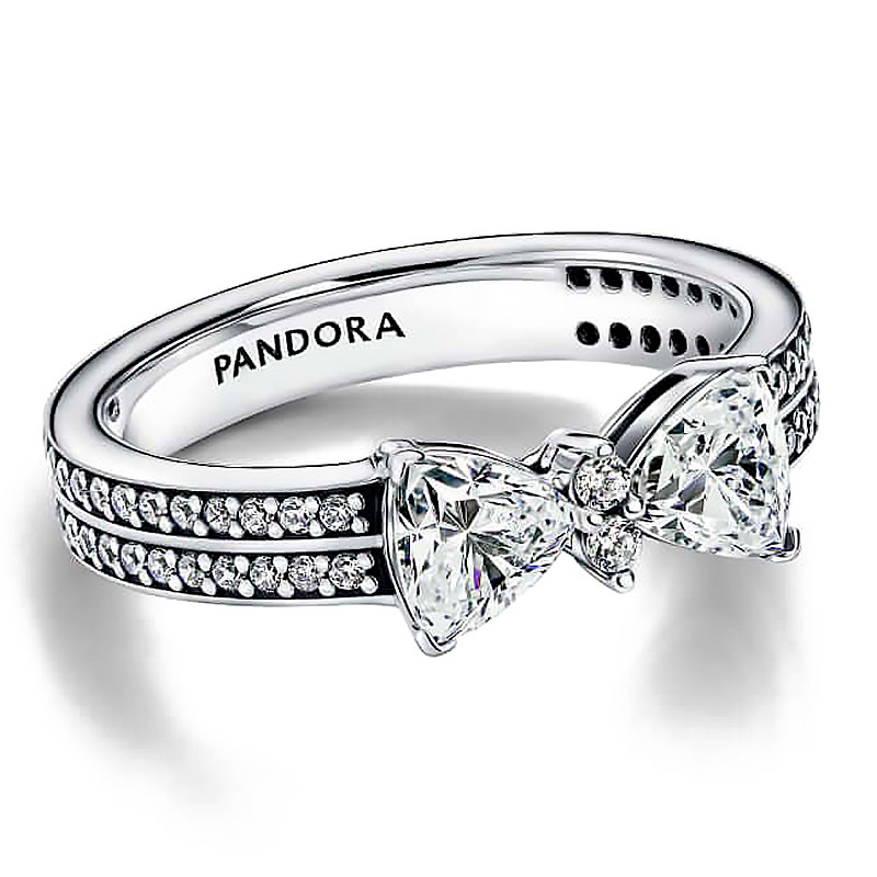 Pandora Anillo De Pajarita Brillante 193552C01