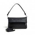 FOLDABLE LEATHER-EFFECT SHOULDER BAG