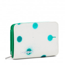 Desigual New splatter maya zöld fehér pénztárca - 24SAYP11/1000 Desigual New splatter maya zöld fehér pénztárca - 24SAYP11/1000