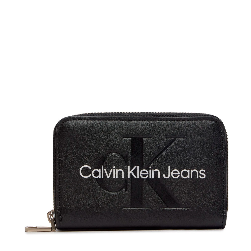 Calvin Klein Jeans Portafogli e portamonete da donna PORTAFOGLIO MONO SCOLPITO CON ZIP INTORNO